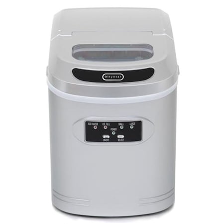 Whynter Whynter Compact Portable Ice Maker 27 lb capacity - Metallic Silver IMC-270MS